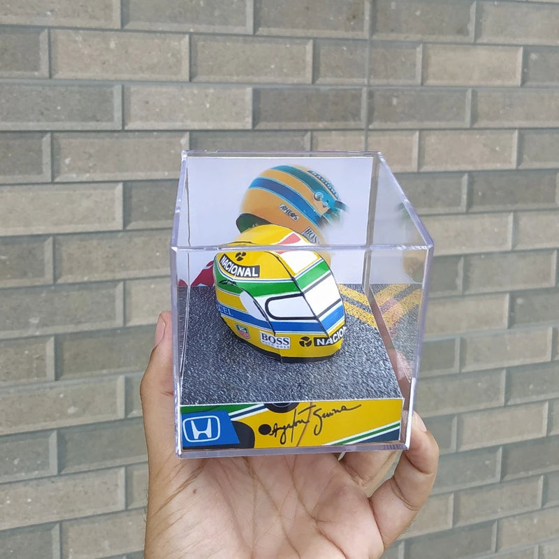 Diorama Capacete Ayrton S.
