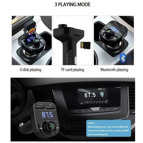 Adaptador - Carregador e Bluetooth (FM)