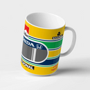 Kit 2 Canecas Ayrton Senna (Capacete e Mc Laren)