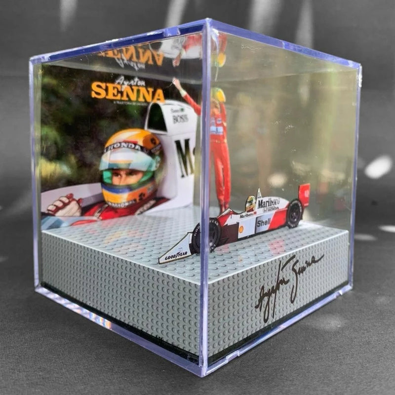 Diorama Acrílico Ayrton Senna