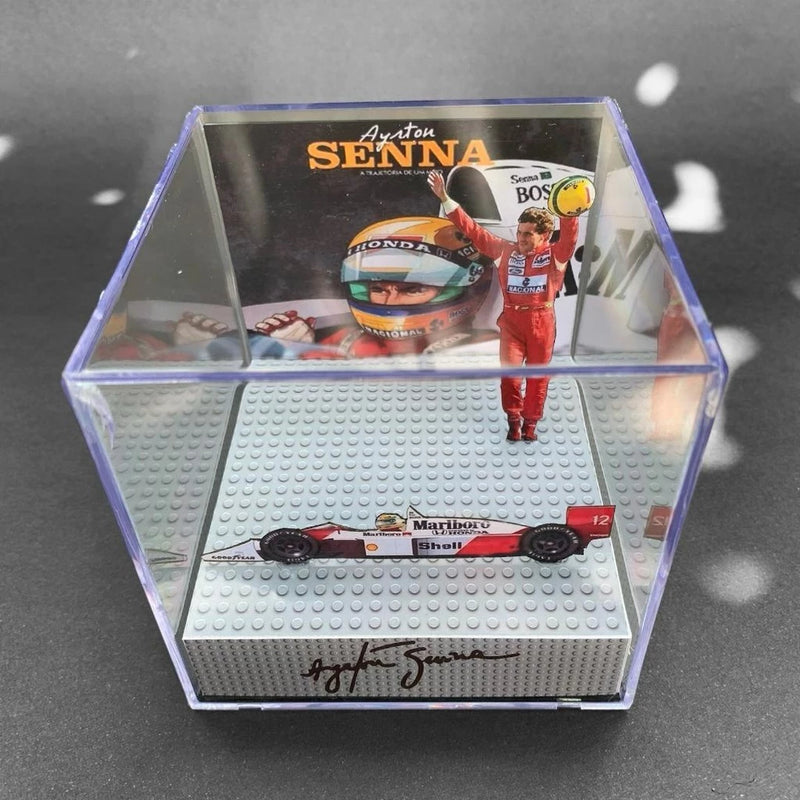 Diorama Acrílico Ayrton Senna