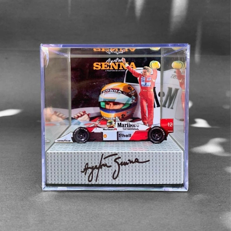 Diorama Acrílico Ayrton Senna